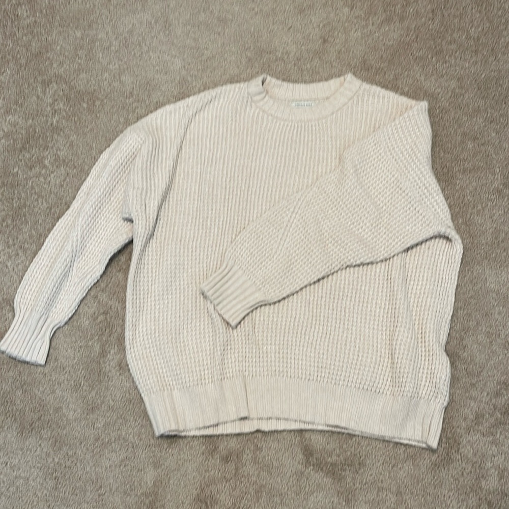 American Eagle oversized waffle sweater